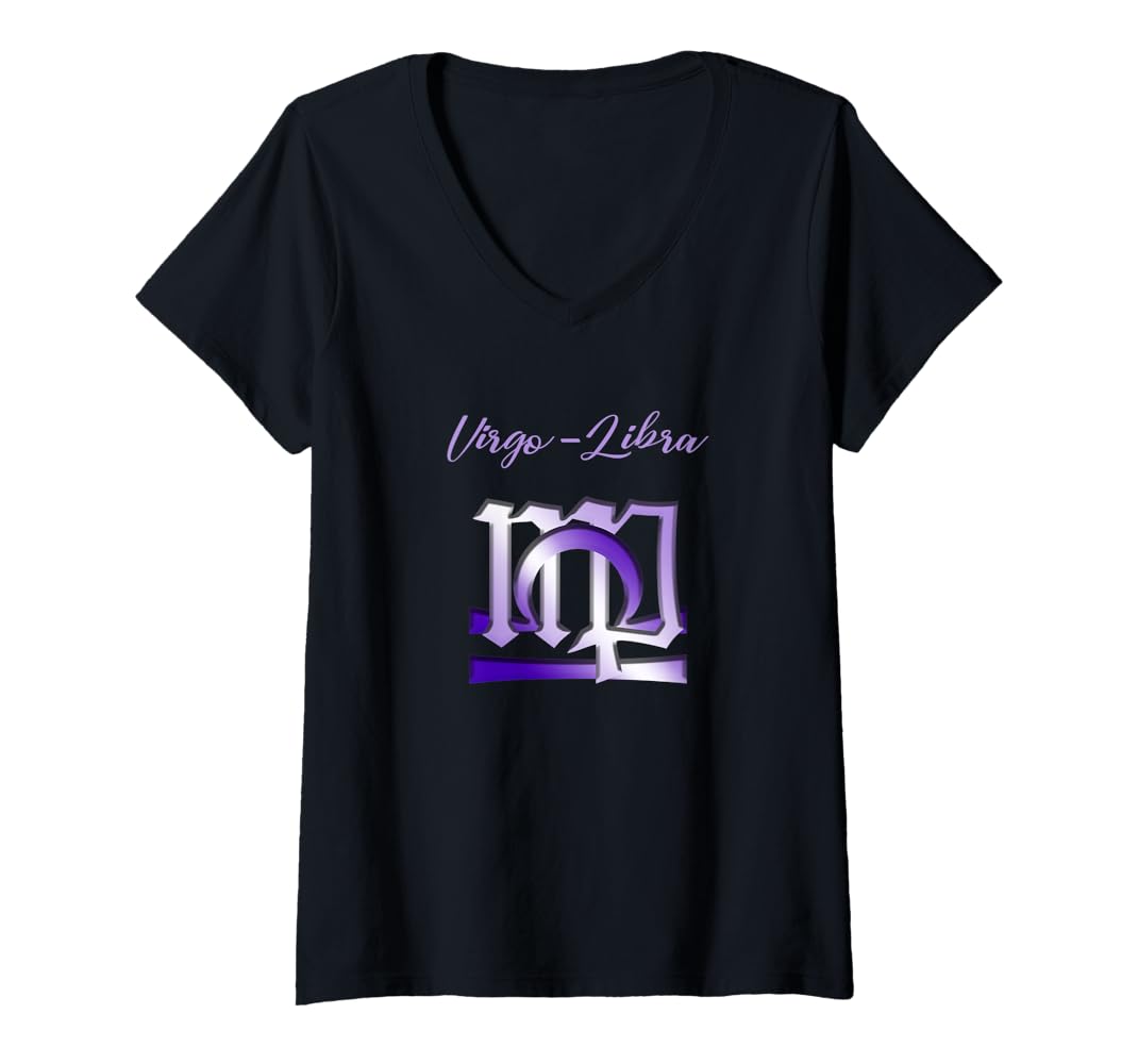 Amazon.com: Womens Virgo Libra Cusp Zodiac Horoscope V-Neck